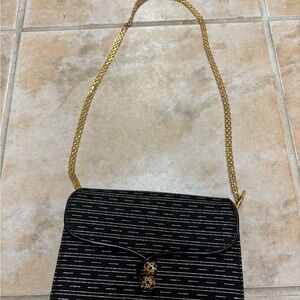 Gucci Black and Gold Crossbody Bag
